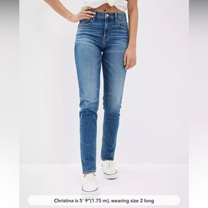 American Eagle 90s skinny jeans size 4 extra tall